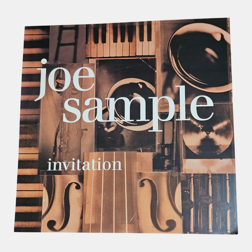 Joe Sample Invitation 12x12 Double Sided Promo Flat Album Poster 1993 Warner Bro